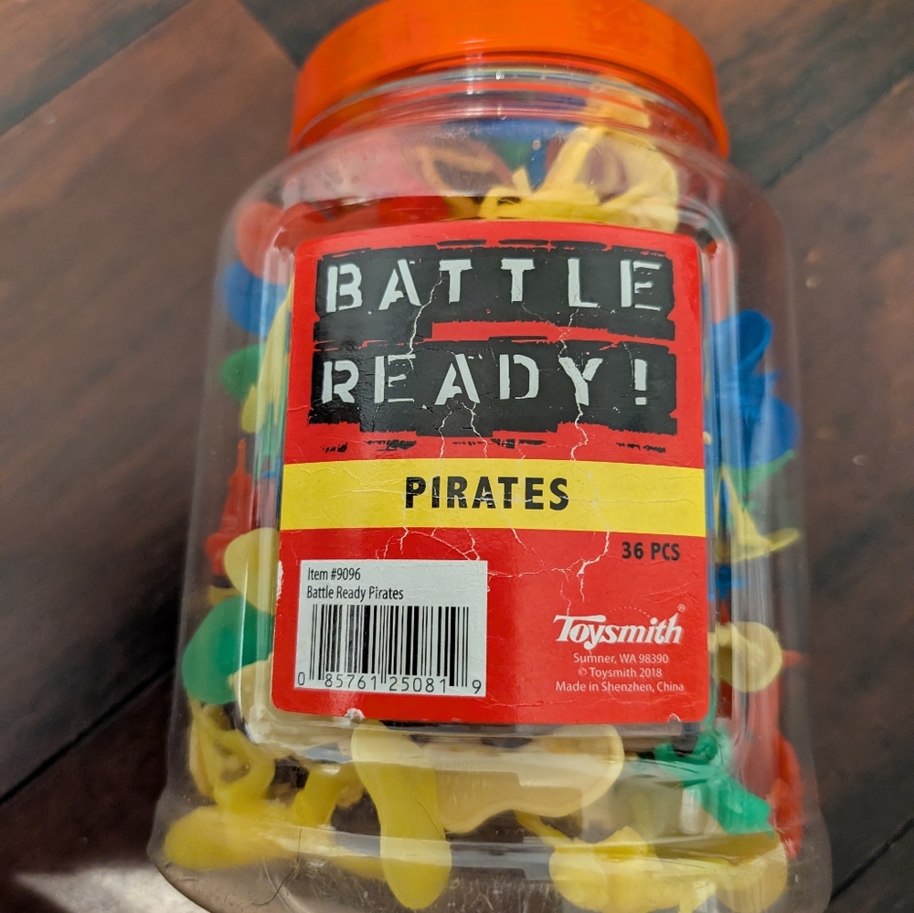 🔥$5 if bundled🔥 SMITH Battle Ready Pirates/Indian Action Figures
